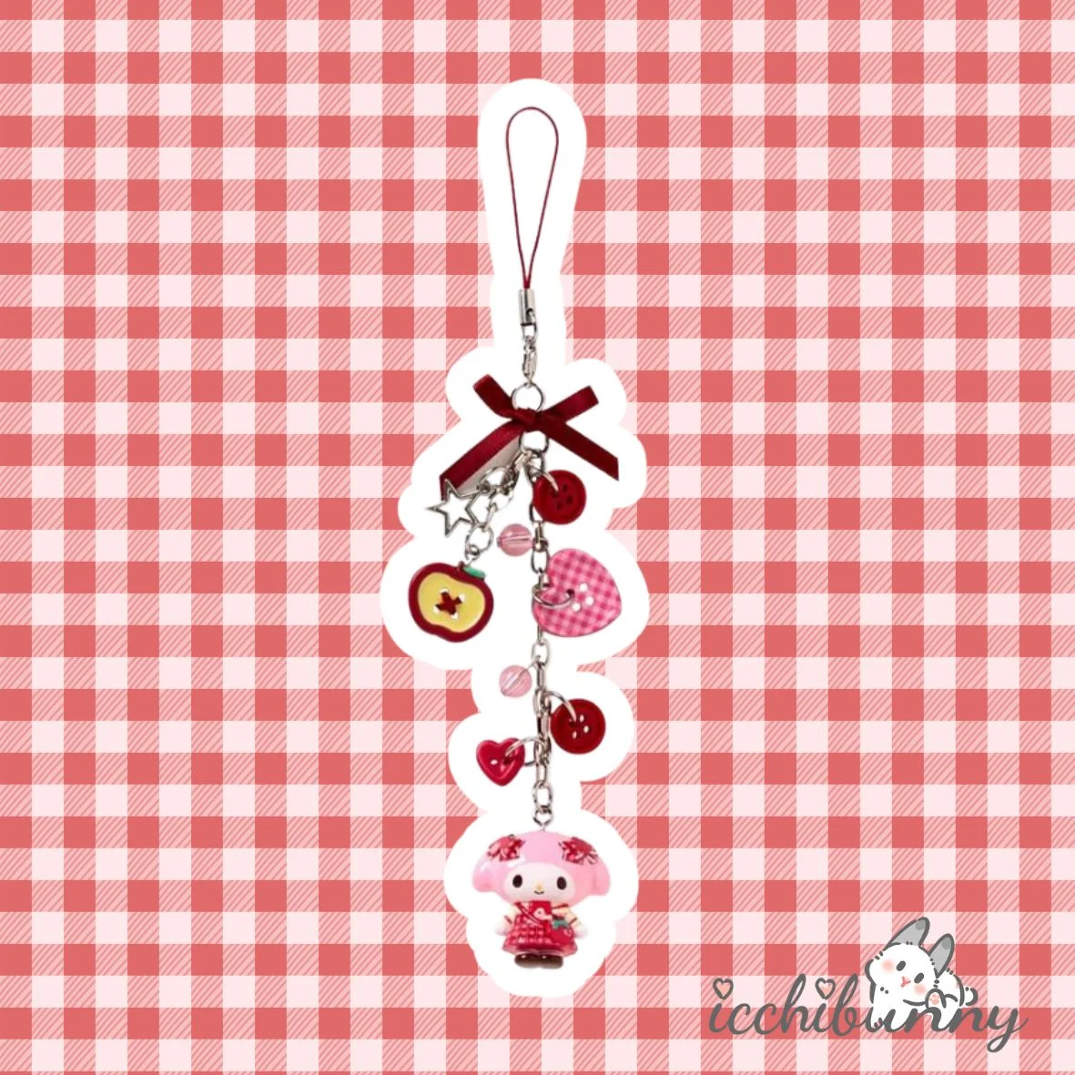 (11) Autumn Apple My Melody Keychain