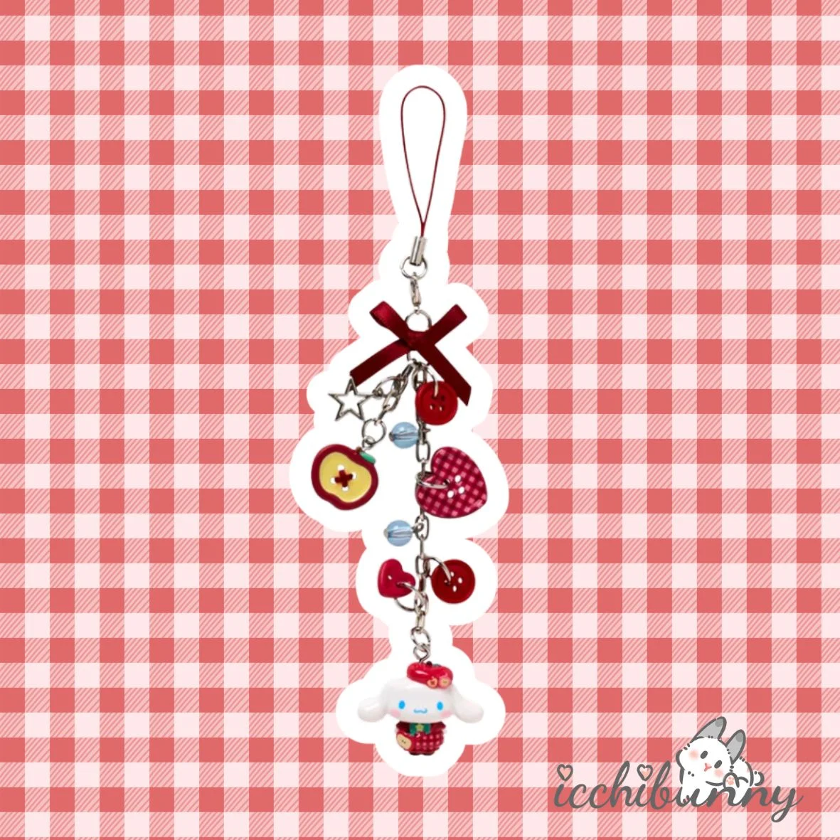 (12) Autumn Apple Cinnamoroll Keychain