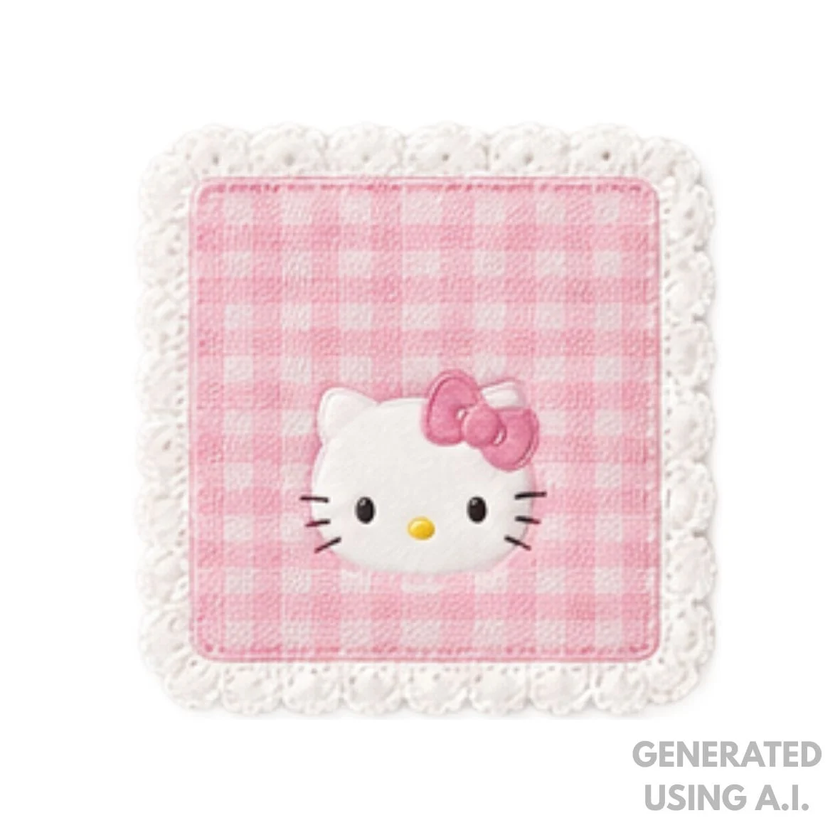 (12) Hello Kitty Handtowel ~ Pink (25cm)