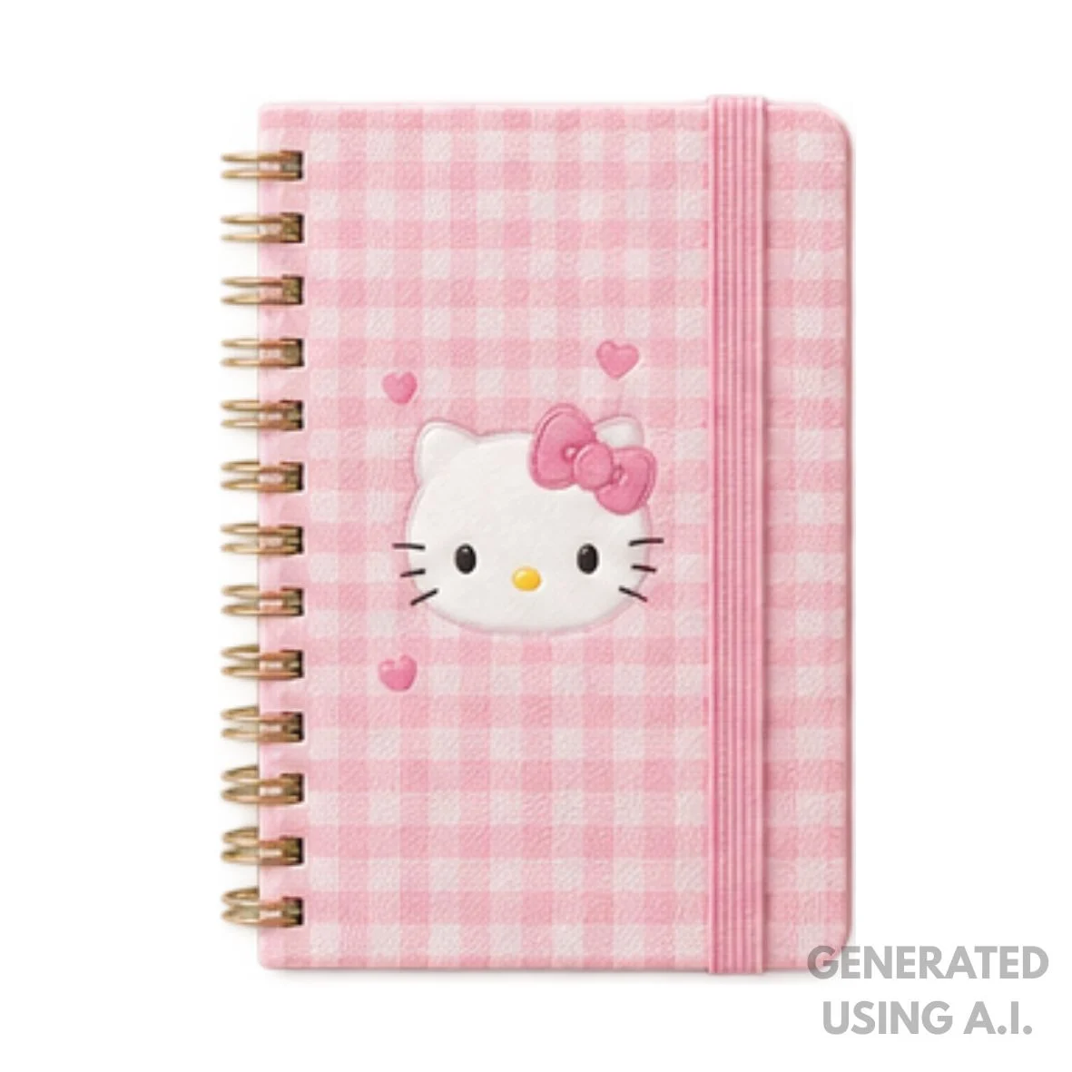 (14) Hello Kitty Ring Notebook (18cm)