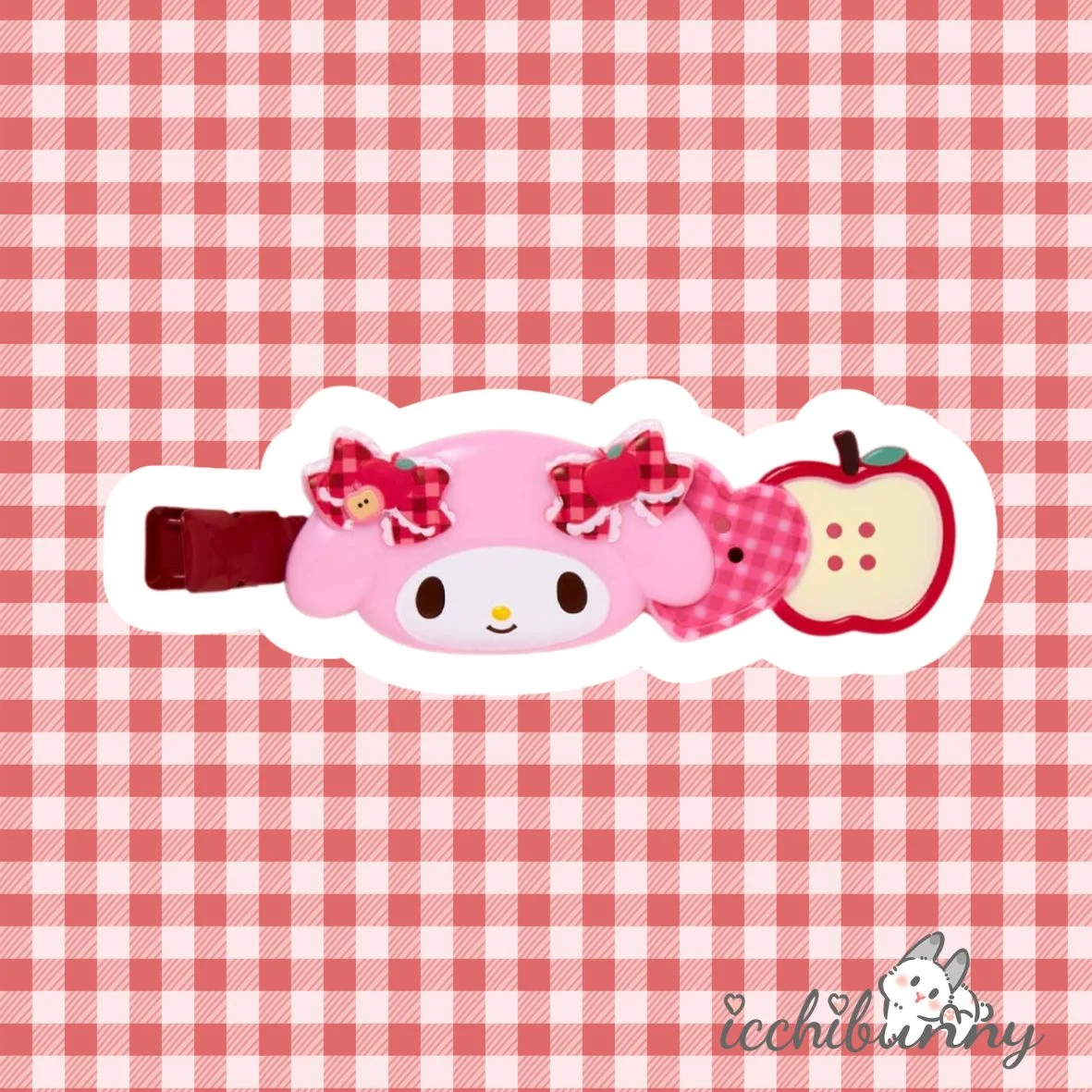 (15) Autumn Apple My Melody Hairclips