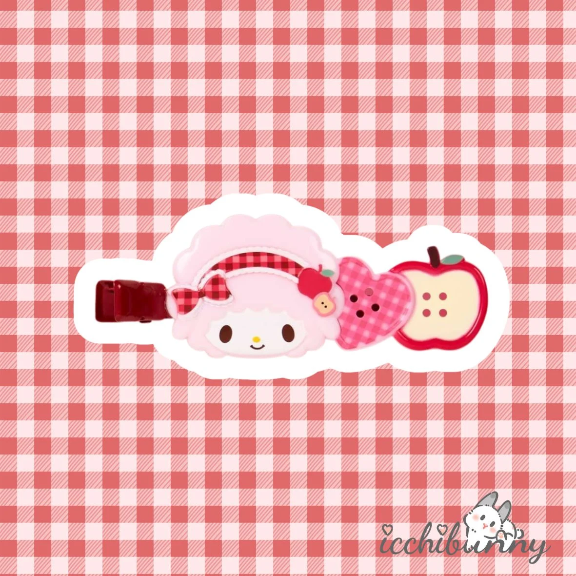 (17) Autumn Apple My Sweet Piano Hairclips