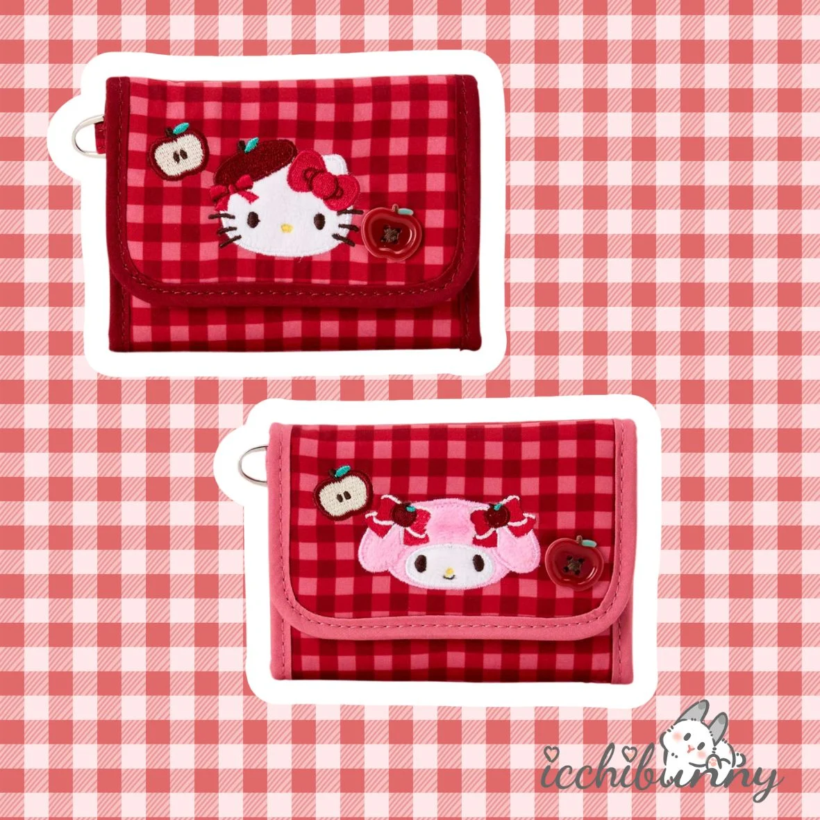 (9) Autumn Apple Foldable Wallet (Random Design)