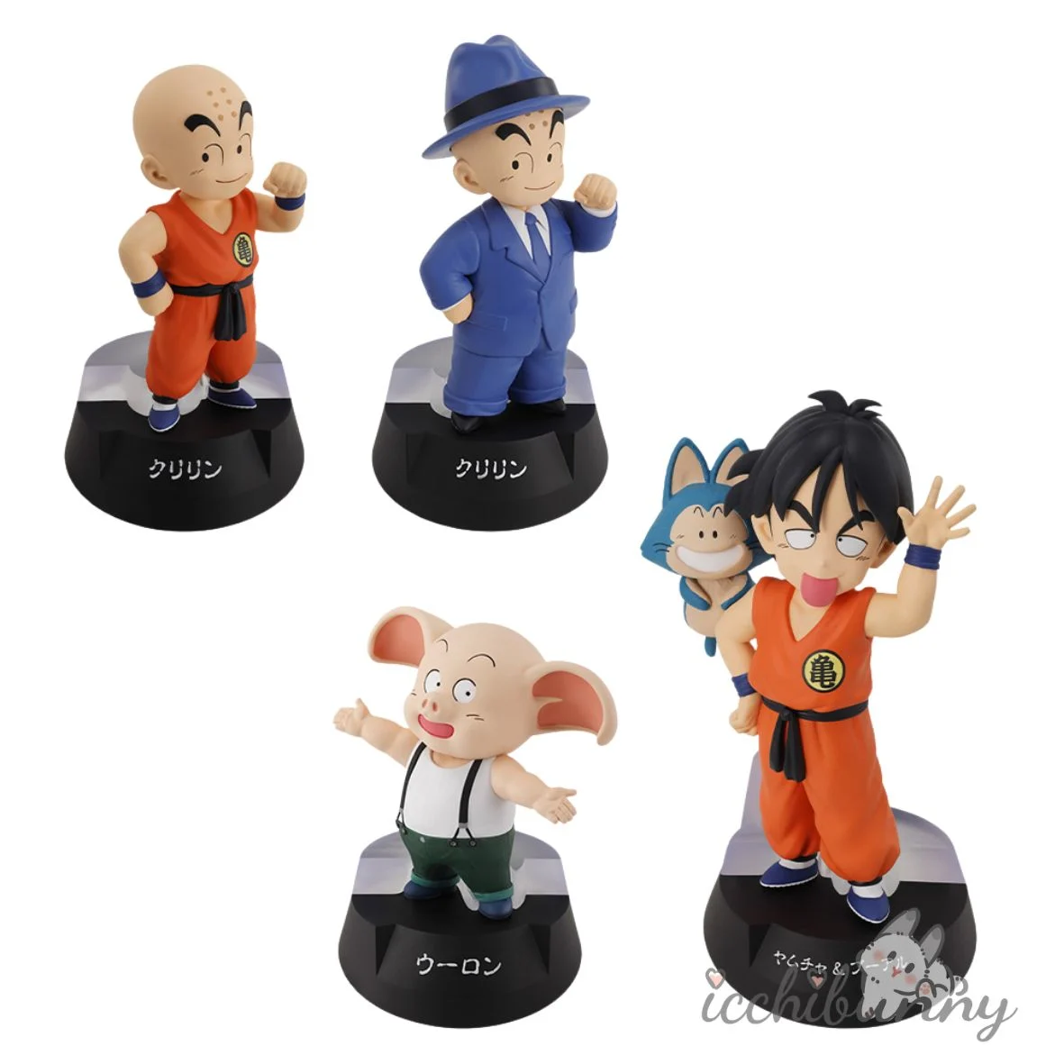 Krillin, Oolong, Yamcha & Puar ASSEMBLE Figures