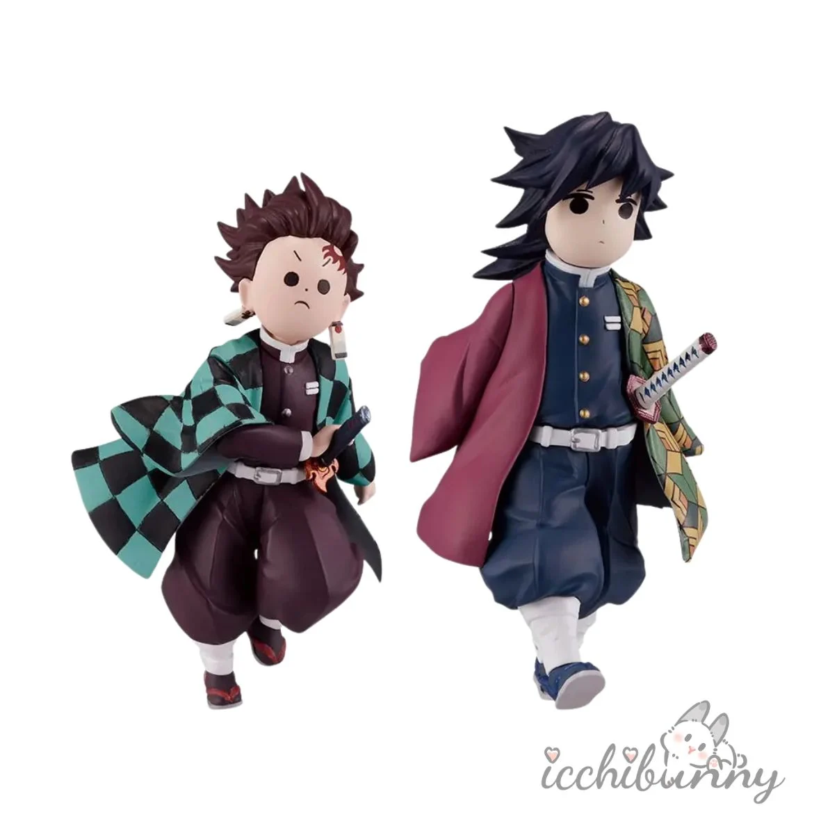 Tanjiro and Giyu's Toddler Figures