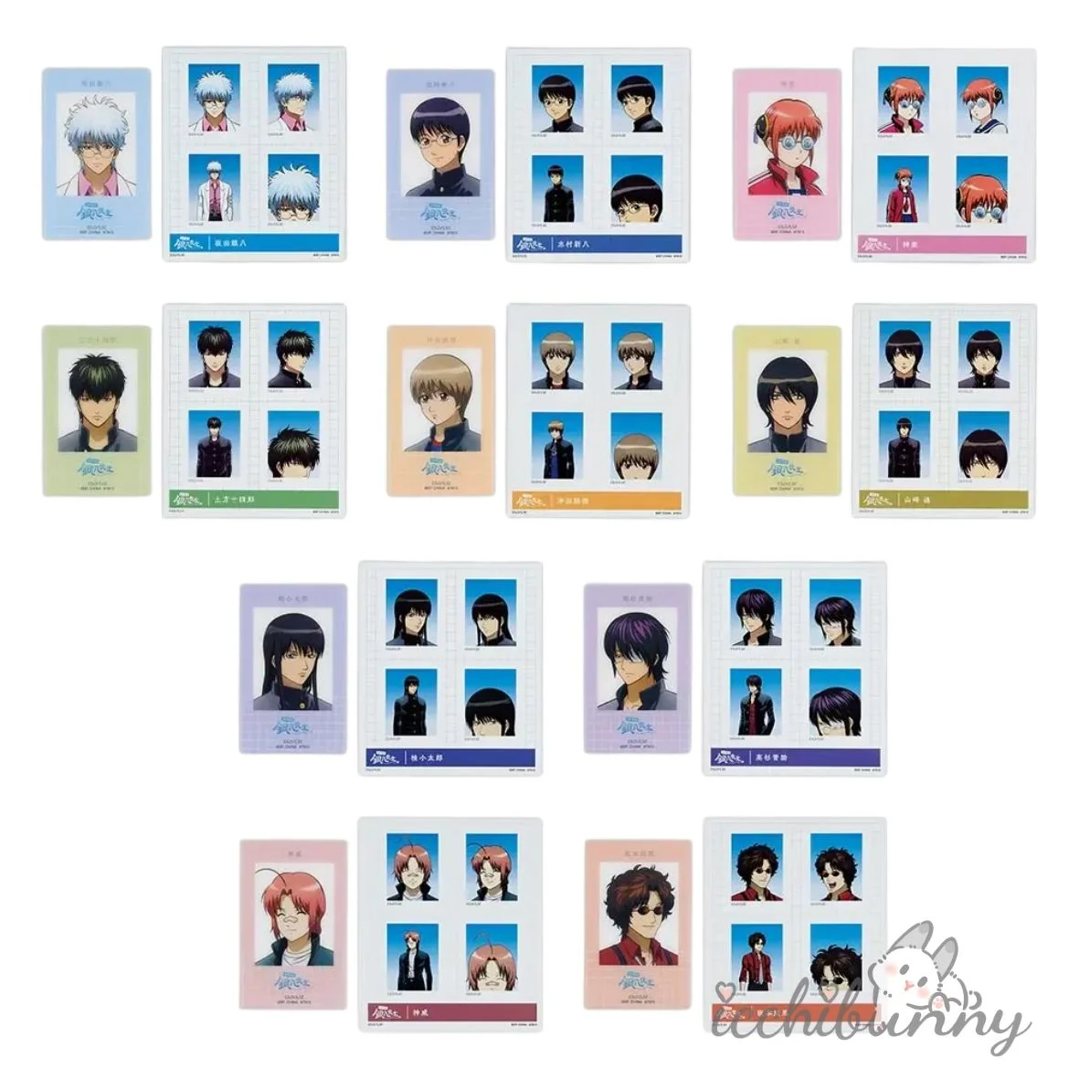 ID photo style stickers &. character cards